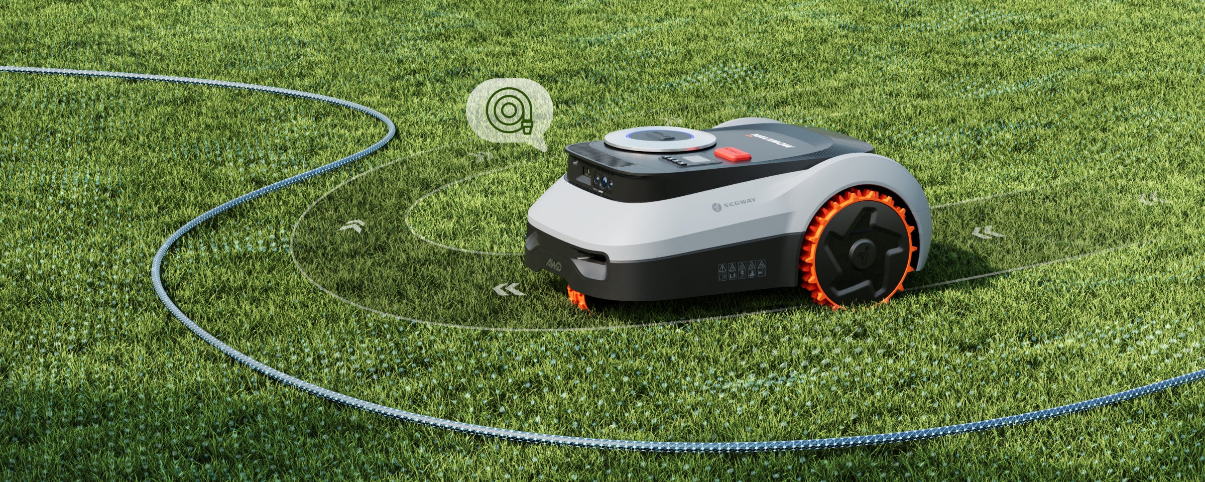 Segway Navimow i110N robot lawn mower.