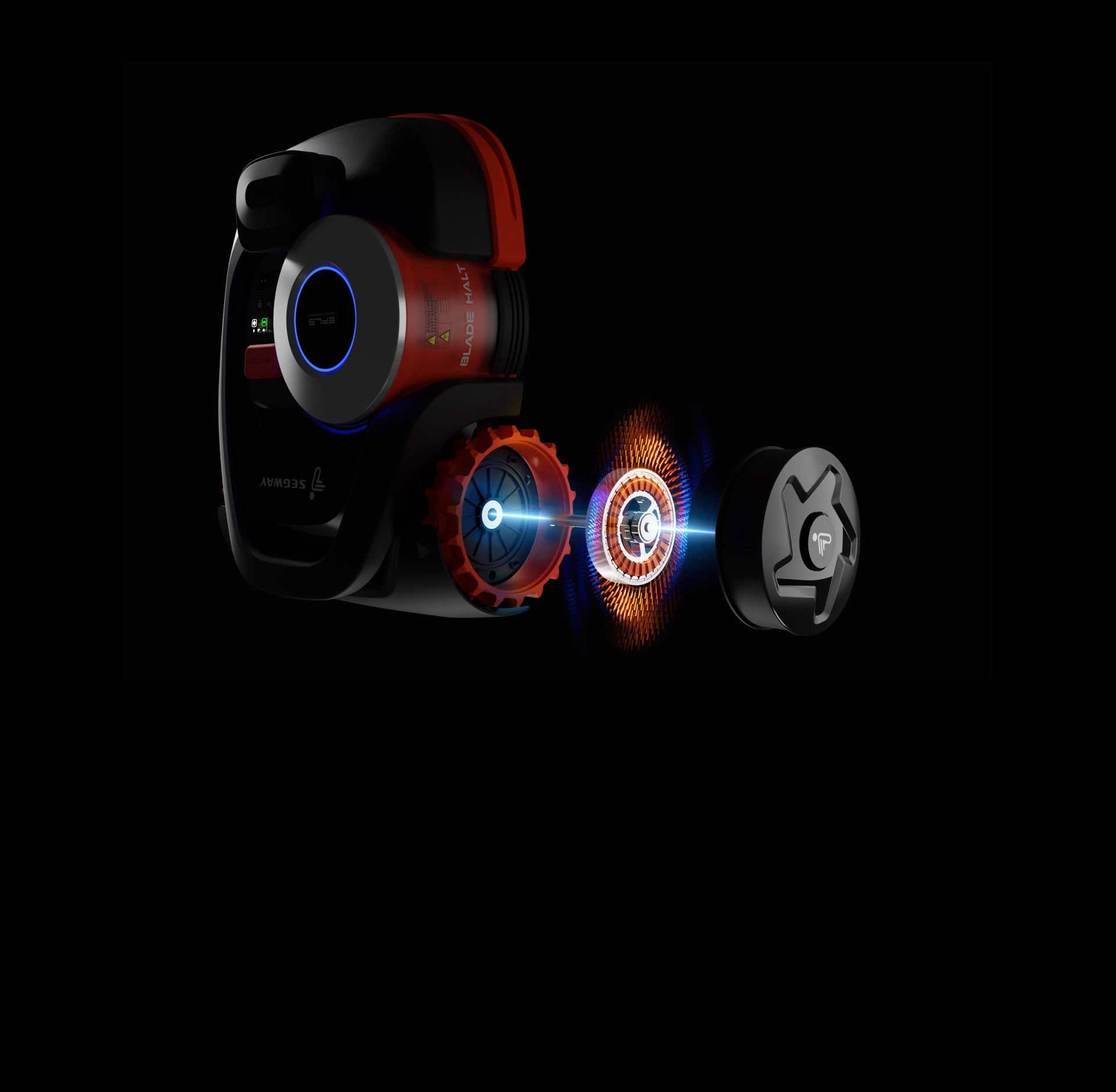 Segway Navimow i Series robot lawn mower with hub motor.