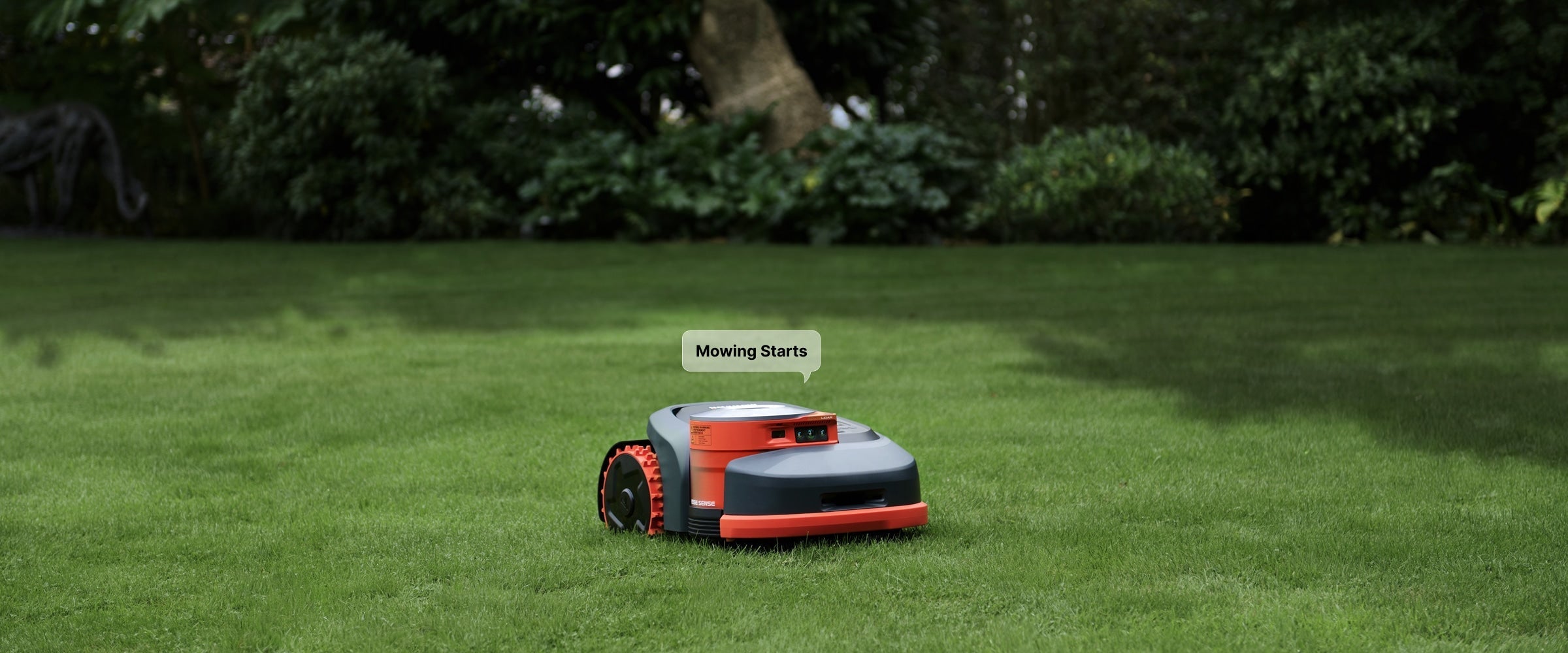 <p>Name your mower and enjoy custom voice responses.</p>