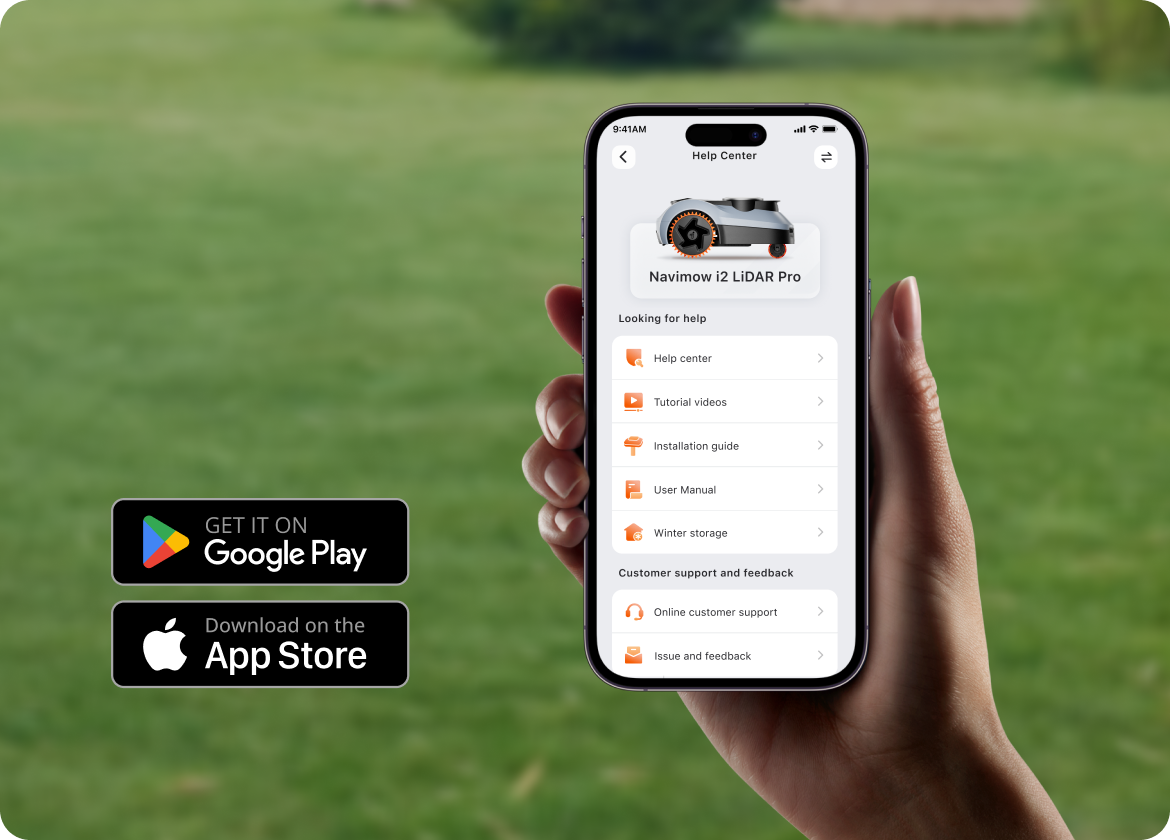 Navimow i2 LiDAR Pro robot lawn mower.