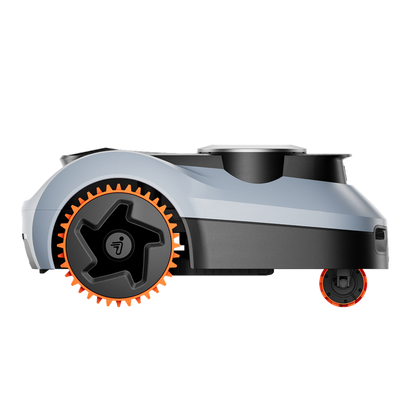navimow i2 lidar pro robotic lawn mower side view