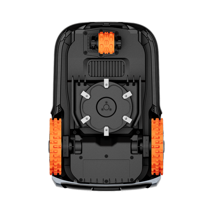 navimow i2 lidar pro robotic lawn mower bottom view