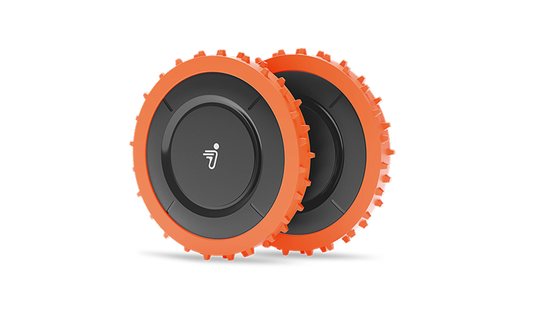 Navimow H series robot lawn mower terrain off road wheels.