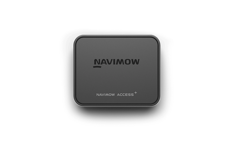 A Navimow Access+ robot lawn mower accessory for better connectivity.